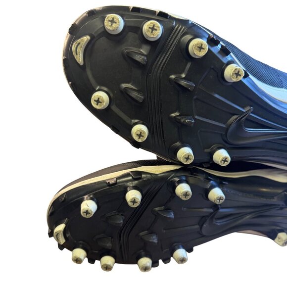 Jordan Men's Lunarlon Baseball Cleats Size 12 Black/White Mesh & Synthetic - Picture 11 of 12